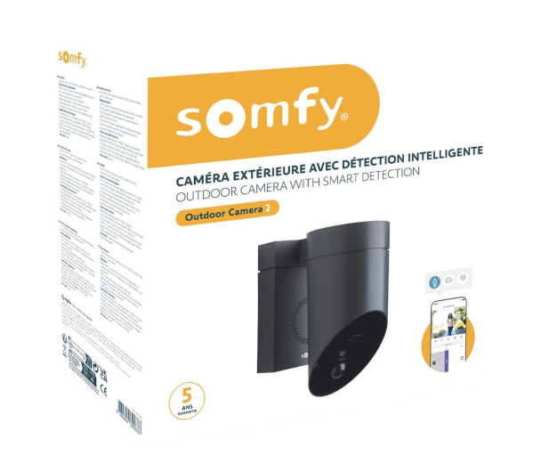 Somfy Kamera zewnętrzna Protect V2 - antracyt - 1359528 - zdjęcie 3